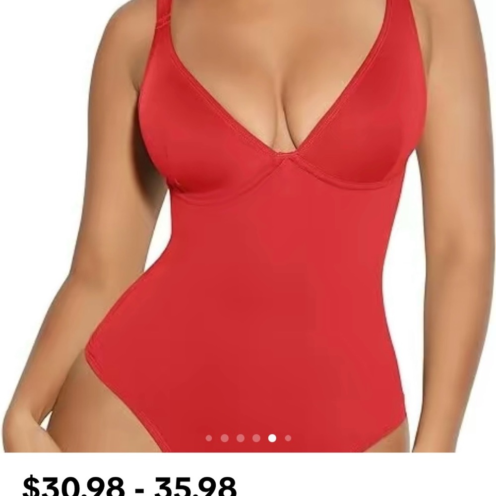 Red One-Piece Swimsuit